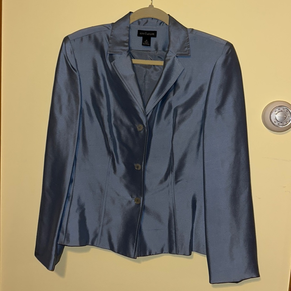 Ann Taylor silk size 12 blazer jacket